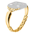 Stilig Apple Smartwatch Metall Og Strass Universal Reim