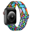 Utrolig Fin Apple Smartwatch Metall Og Nylon Universal Reim