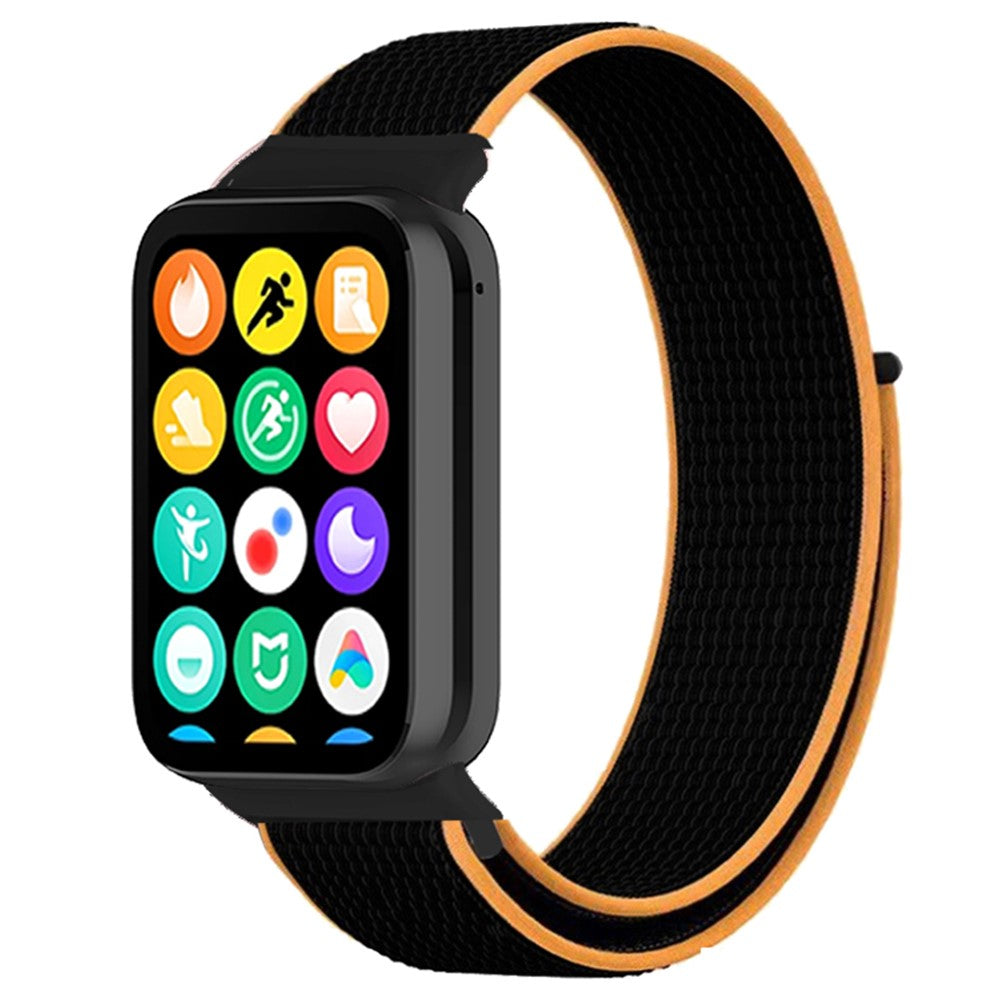 Helt Vildt Cool Nylon Rem passer til Xiaomi Smart Band 8 Pro - Orange#serie_8