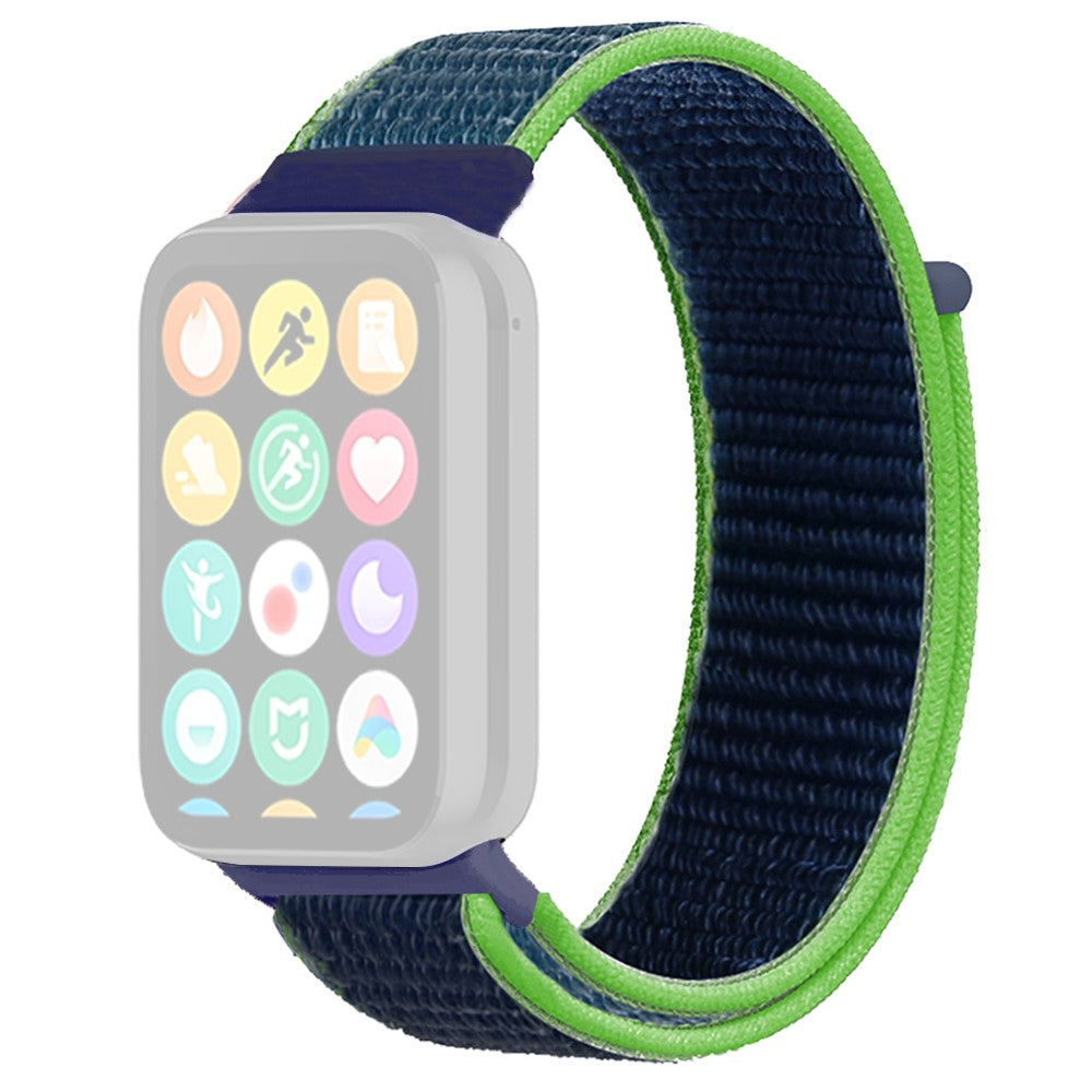 Helt Vildt Cool Nylon Rem passer til Xiaomi Smart Band 8 Pro - Grøn#serie_14