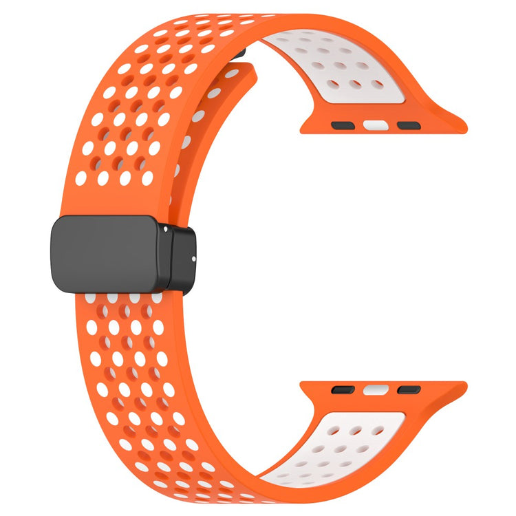 Sejt Silikone Universal Rem passer til Apple Smartwatch - Orange#serie_3