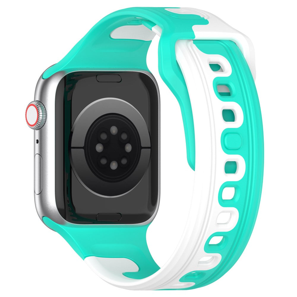 Vildt Holdbart Silikone Universal Rem passer til Apple Smartwatch - Grøn#serie_10