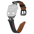 Mega Fin Apple Smartwatch Kunstlær Og Strass Universal Reim