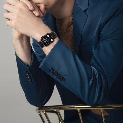 Supercool Metal Universal Rem passer til Apple Smartwatch - Sort#serie_064