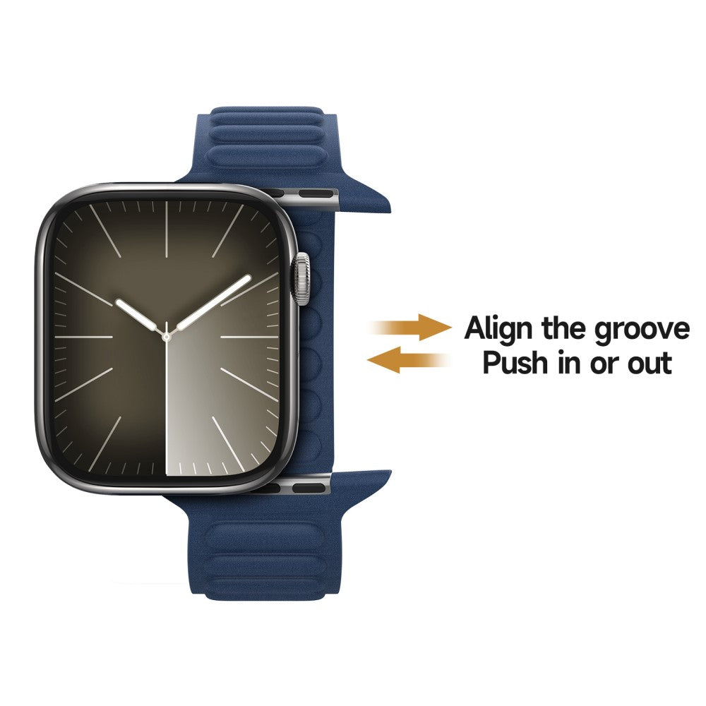 Vildt Flot Nylon Universal Rem passer til Apple Smartwatch - Blå#serie_1
