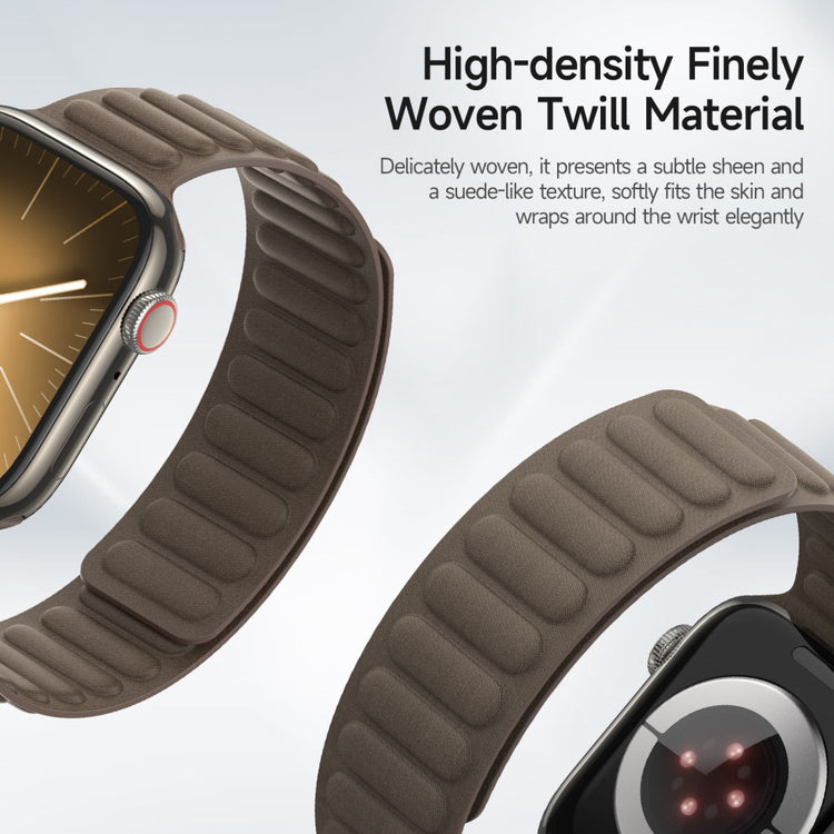 Vildt Flot Nylon Universal Rem passer til Apple Smartwatch - Brun#serie_2