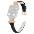 Eminent Apple Smartwatch Kunstlær Og Strass Universal Reim