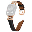 Kjølig Apple Smartwatch Kunstlær Og Strass Universal Reim