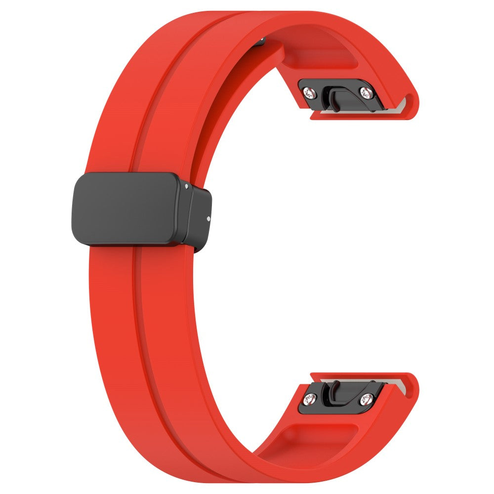 Mega Fed Silikone Universal Rem passer til Smartwatch - Rød#serie_7