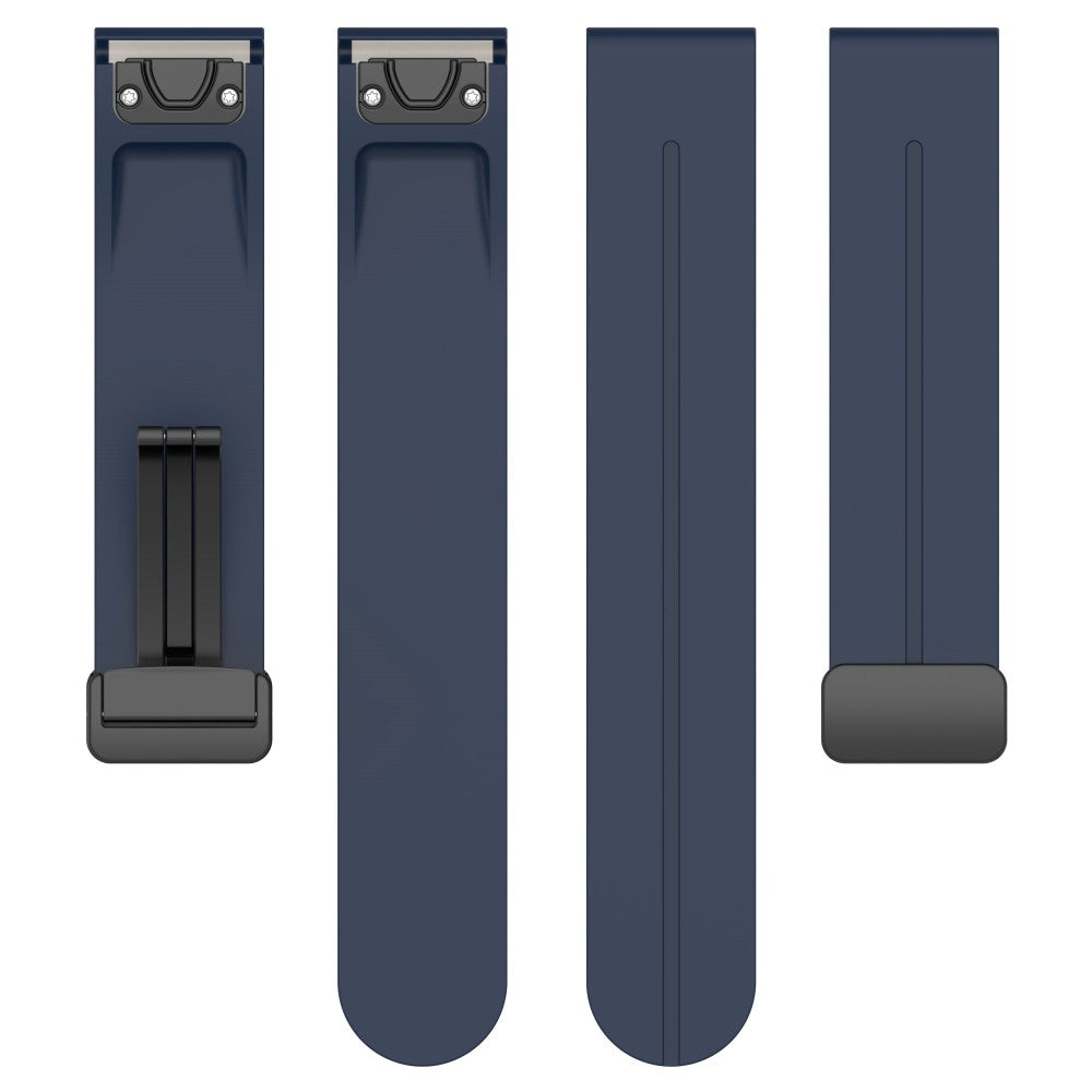 Mega Fed Silikone Universal Rem passer til Smartwatch - Blå#serie_11