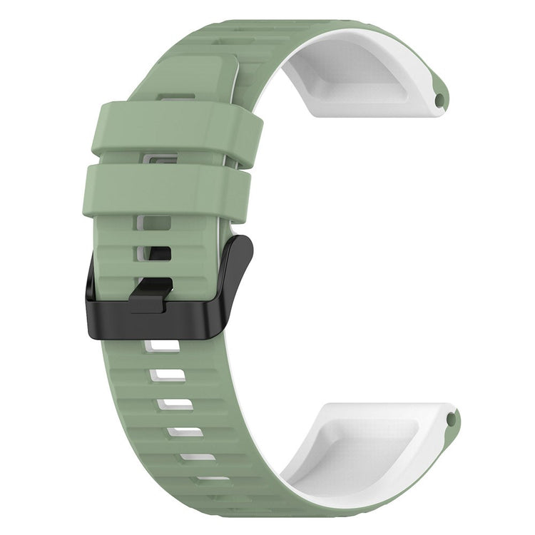 Solid Silikone Universal Rem passer til Garmin Smartwatch - Grøn#serie_9