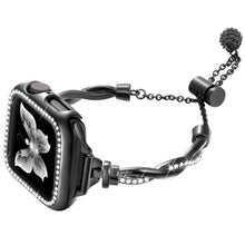 Mega Holdbart Metal Universal Rem passer til Apple Smartwatch - Sort#serie_1