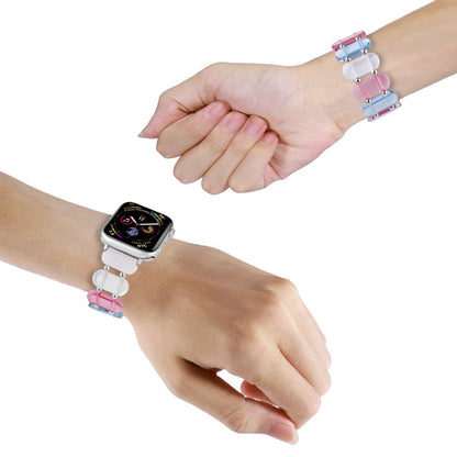 Apple Watch 49mm / 45mm / 44mm / 42mm Elastic Resin Watch Band - Multi-Color#serie_4