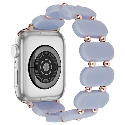 Sejt Silikone Universal Rem passer til Apple Smartwatch - Blå#serie_6