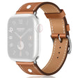 Stilig Apple Smartwatch Ekte Lær Universal Reim