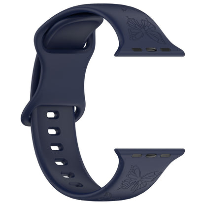 Vildt Godt Silikone Universal Rem passer til Apple Smartwatch - Blå#serie_12