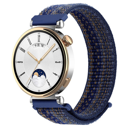 Huawei Watch GT 4 41mm / Garmin Venu 3S Nylon Watch Strap 18mm Sports Watchband - Sapphire+Orange#serie_3