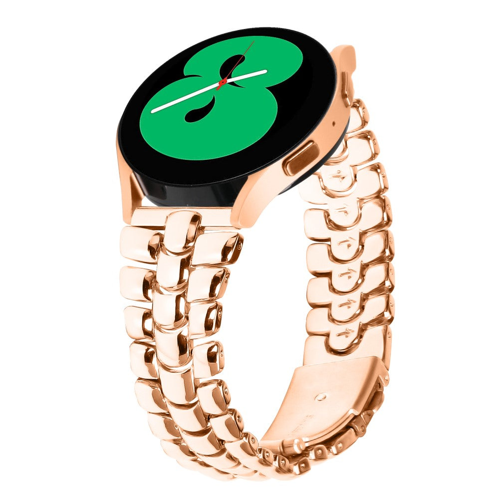 Stilfuld Metal Rem passer til Garmin Vivomove / Garmin Vivomove HR - Pink#serie_2