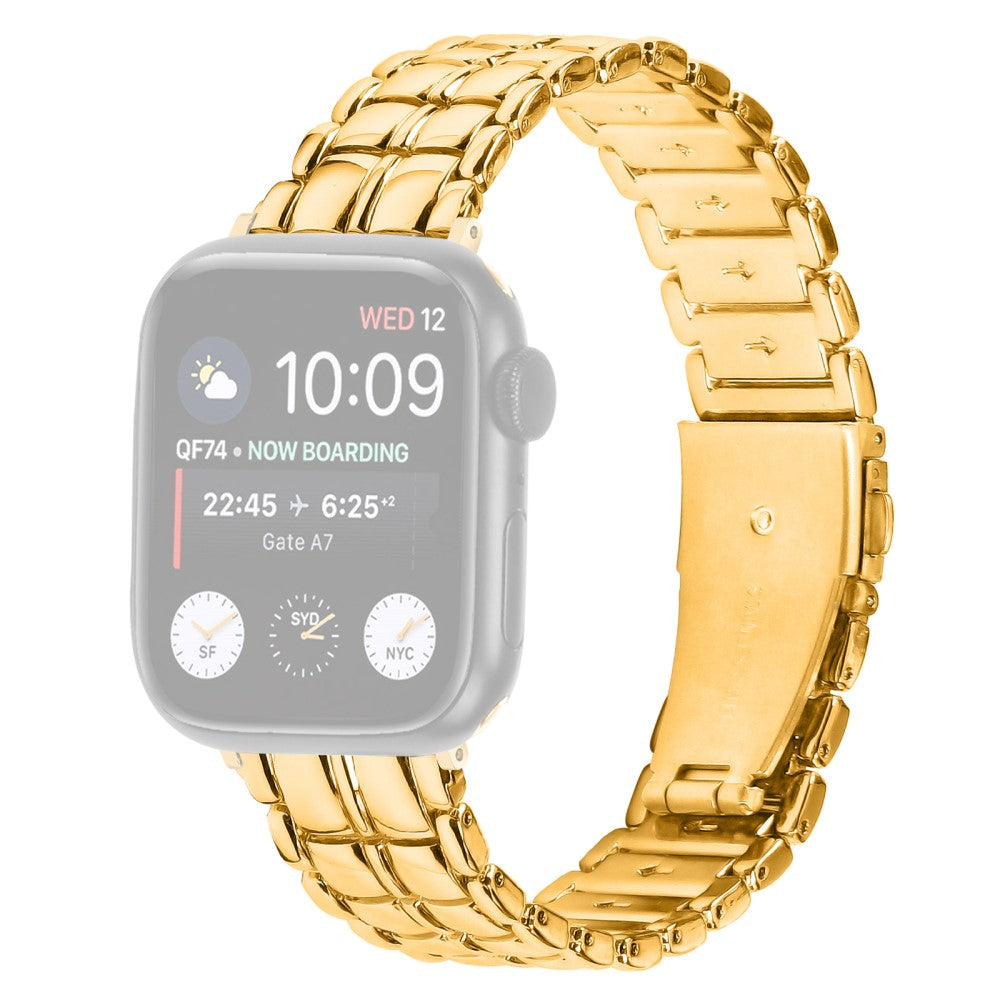 Vildt Skøn Metal Universal Rem passer til Apple Smartwatch - Guld#serie_2