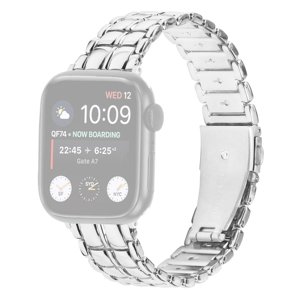 Vildt Skøn Metal Universal Rem passer til Apple Smartwatch - Sølv#serie_4