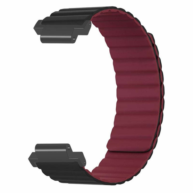 Super Sejt Silikone Universal Rem passer til Garmin Smartwatch - Rød#serie_4