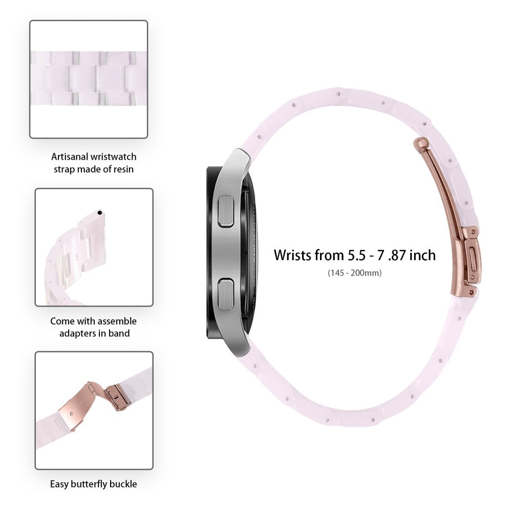 Meget Sejt Silikone Rem passer til Garmin Vivoactive 4 - Pink#serie_2