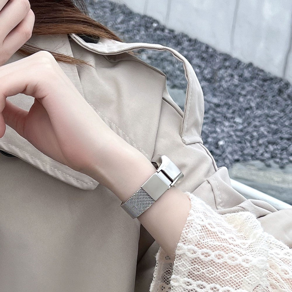 Godt Metal Rem passer til Xiaomi Smart Band 8 - Sort#serie_3