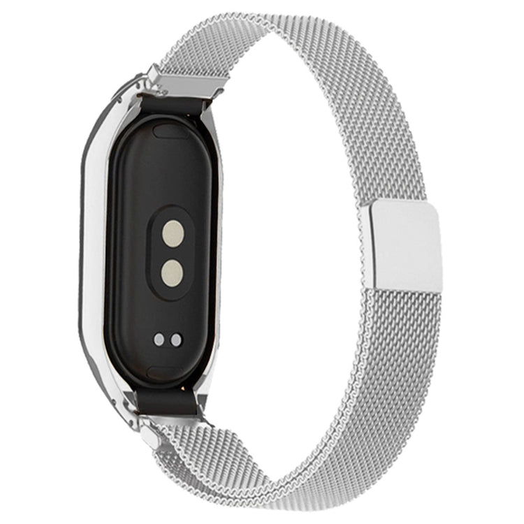 Metal Universal Rem passer til Xiaomi Mi Band 3 / Xiaomi Mi Smart Band 4 - Sølv#serie_1