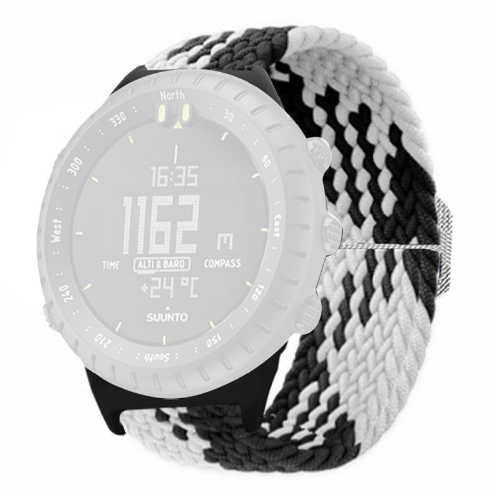 Rigtigt Kønt Nylon Rem passer til Suunto Core - Hvid#serie_5