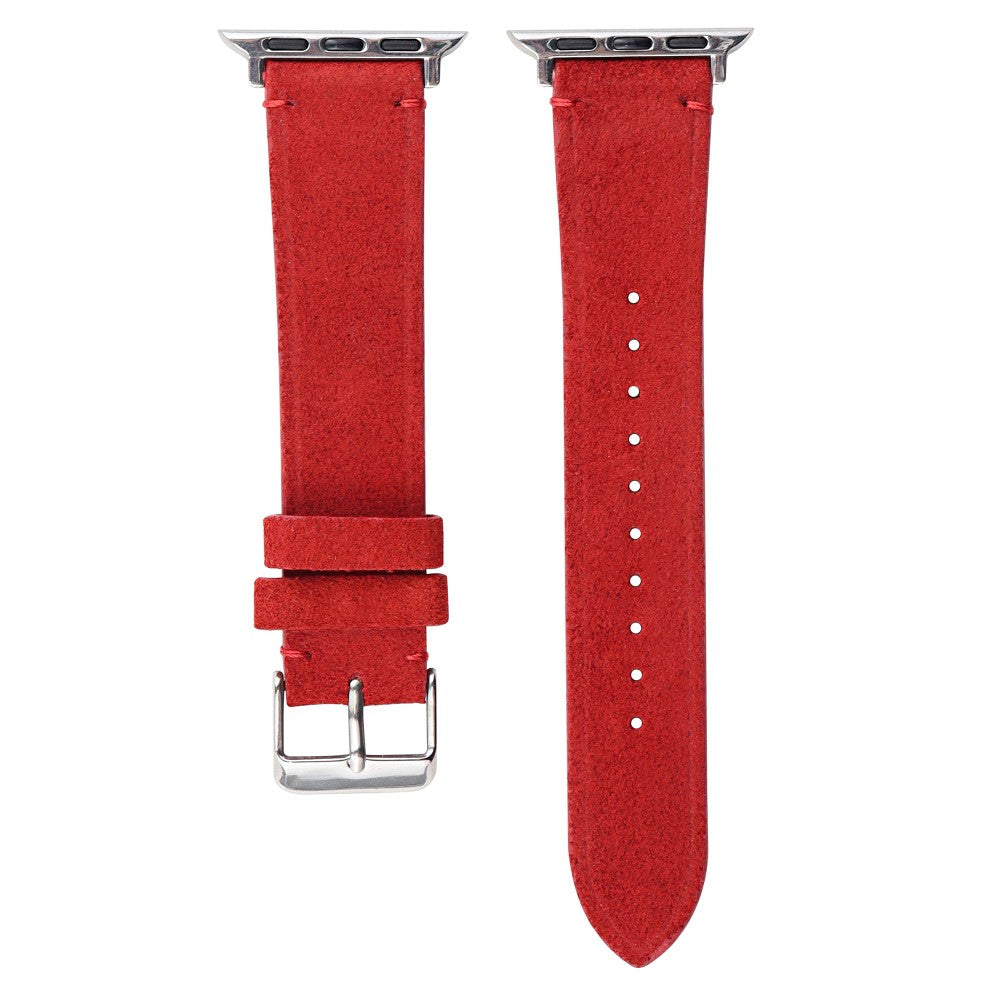 Cool Kunstlæder Universal Rem passer til Apple Smartwatch - Rød#serie_1