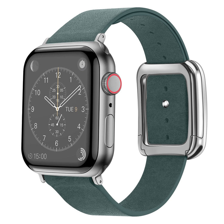 Helt Vildt Godt Kunstlæder Universal Rem passer til Apple Smartwatch - Grøn#serie_1