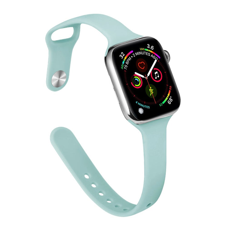 Flot Silikone Universal Rem passer til Apple Smartwatch - Blå#serie_4
