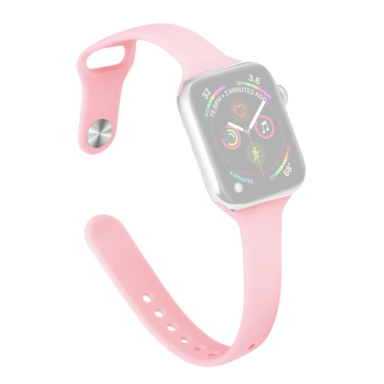 Flot Silikone Universal Rem passer til Apple Smartwatch - Pink#serie_17