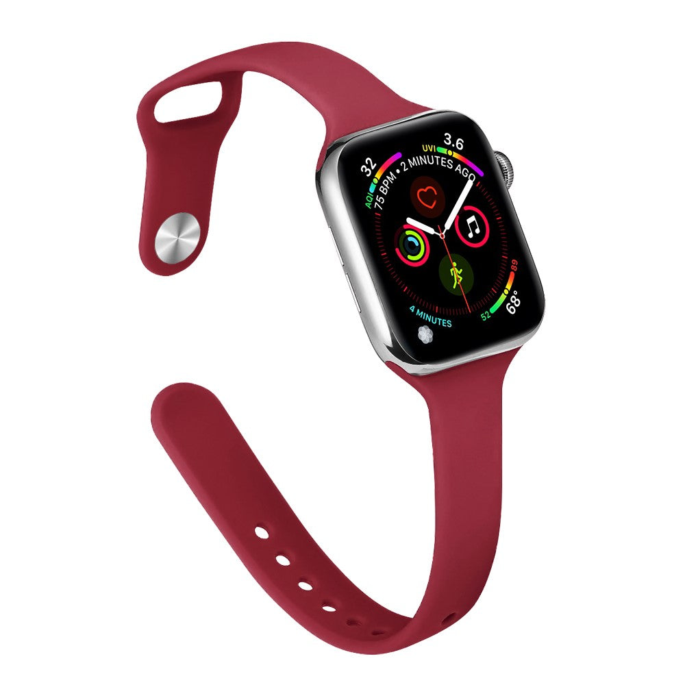 Flot Silikone Universal Rem passer til Apple Smartwatch - Pink#serie_19