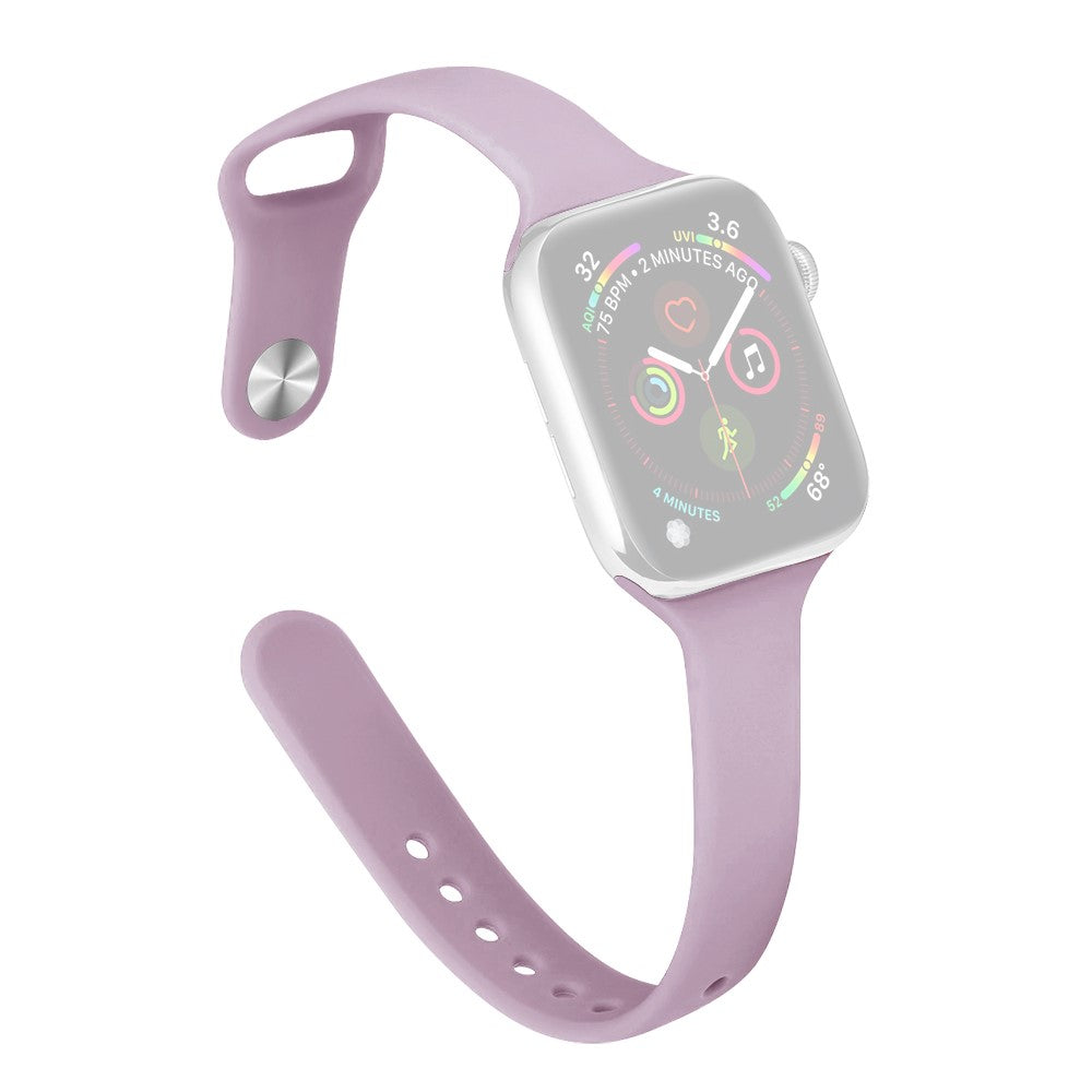 Flot Silikone Universal Rem passer til Apple Smartwatch - Lilla#serie_26