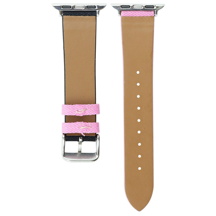 Helt Vildt Godt Nylon Universal Rem passer til Apple Smartwatch - Pink#serie_1