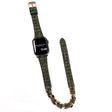 Mega Søt Apple Smartwatch Metall Og Kunstlær Universal Reim