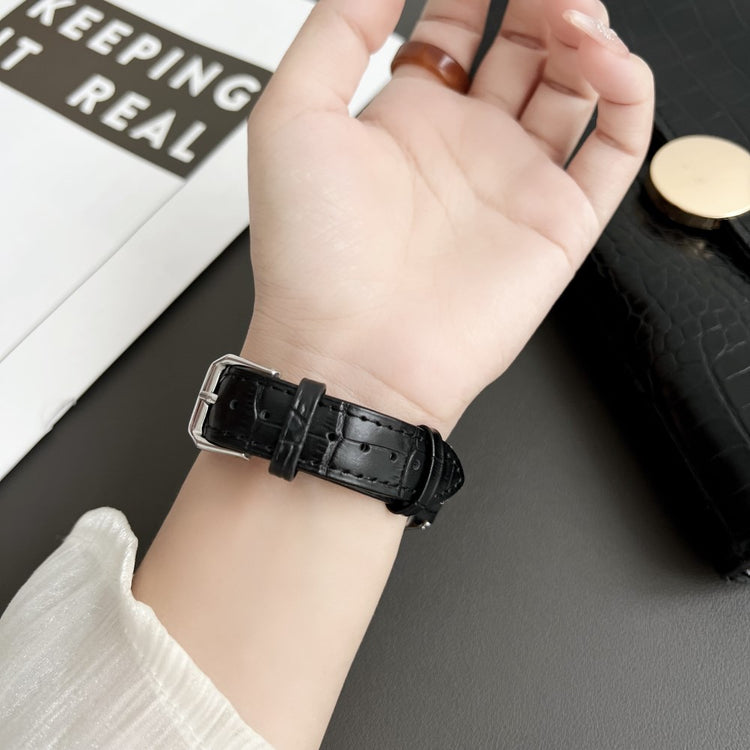 Mega Hårdfør Kunstlæder Rem passer til Xiaomi Smart Band 8 Pro - Blå#serie_3