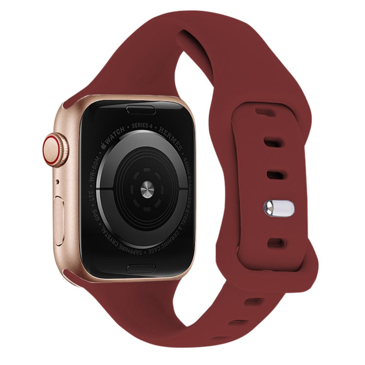 Super Fed Silikone Universal Rem passer til Apple Smartwatch - Rød#serie_7