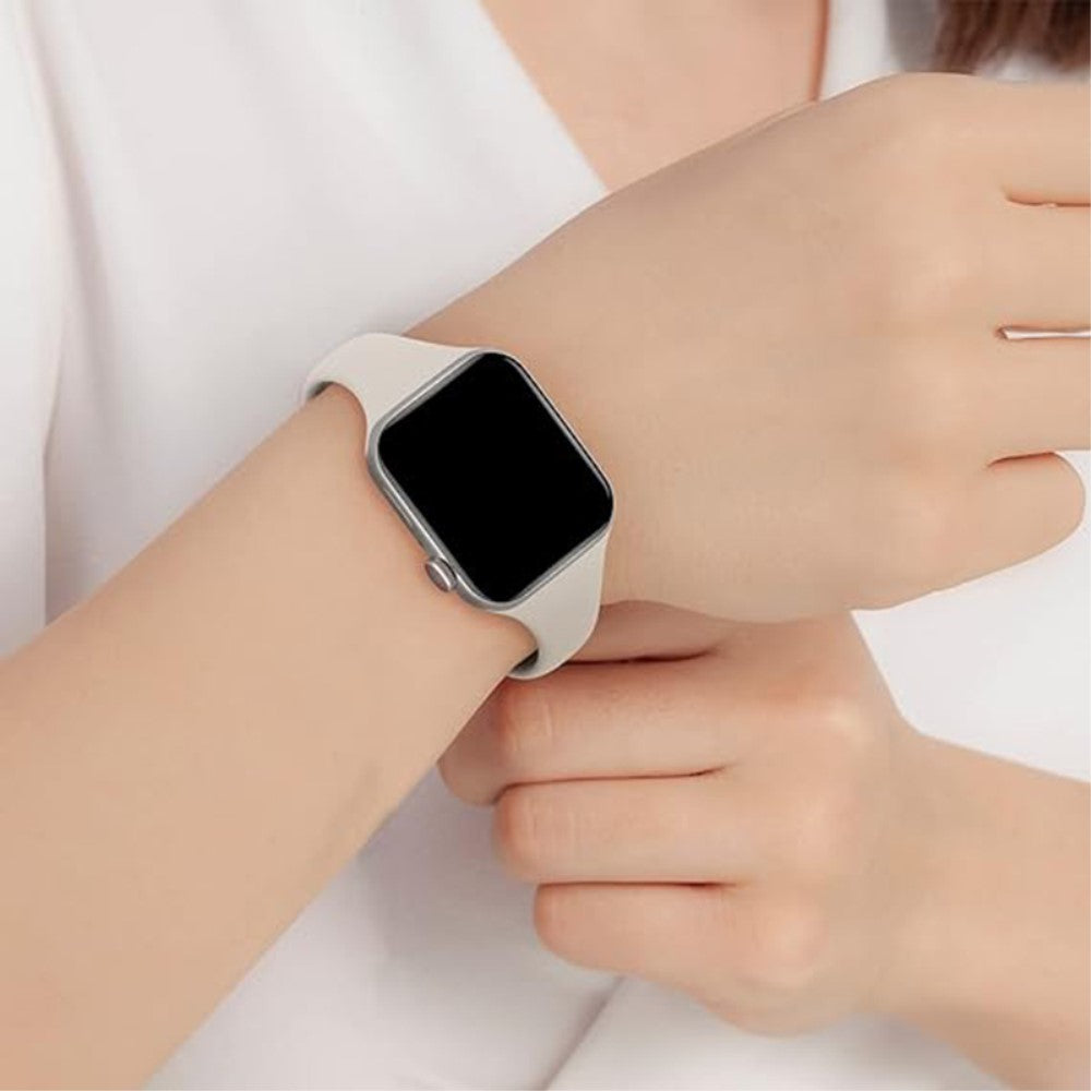 Helt Vildt Cool Silikone Universal Rem passer til Apple Smartwatch - Blå#serie_4