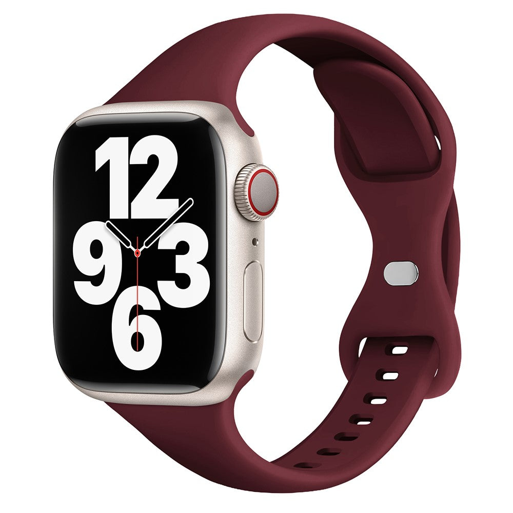 Helt Vildt Cool Silikone Universal Rem passer til Apple Smartwatch - Rød#serie_7