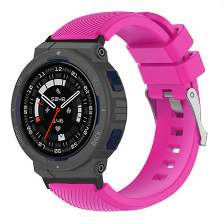 Vildt Holdbart Silikone Rem passer til Amazfit Active Edge - Pink#serie_7