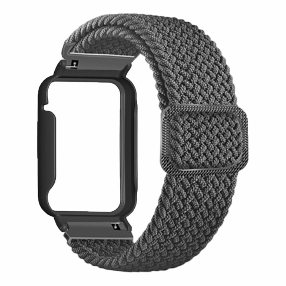 Mega Godt Nylon Rem passer til Xiaomi Smart Band 8 Pro - Sølv#serie_10