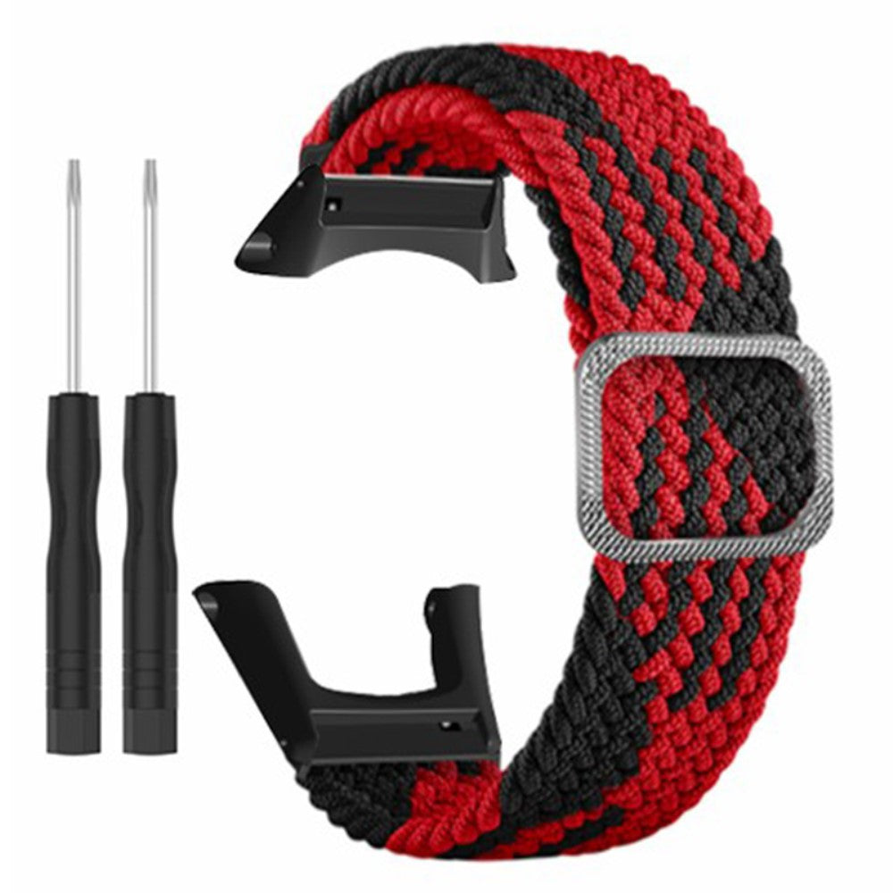 Glimrende Nylon Universal Rem passer til Suunto Smartwatch - Rød#serie_8