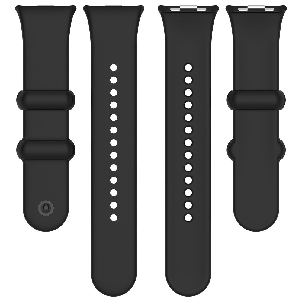 Silikone Universal Rem passer til Xiaomi Band 8 Pro / Xiaomi Redmi Watch 4 - Sølv#serie_3