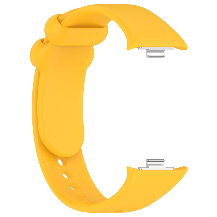 Silikone Universal Rem passer til Xiaomi Band 8 Pro / Xiaomi Redmi Watch 4 - Gul#serie_5