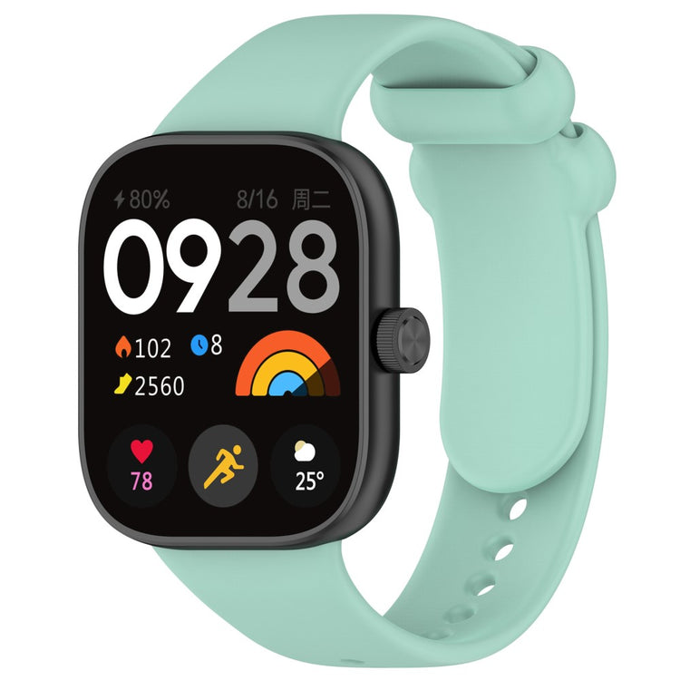 Silikone Universal Rem passer til Xiaomi Band 8 Pro / Xiaomi Redmi Watch 4 - Grøn#serie_8