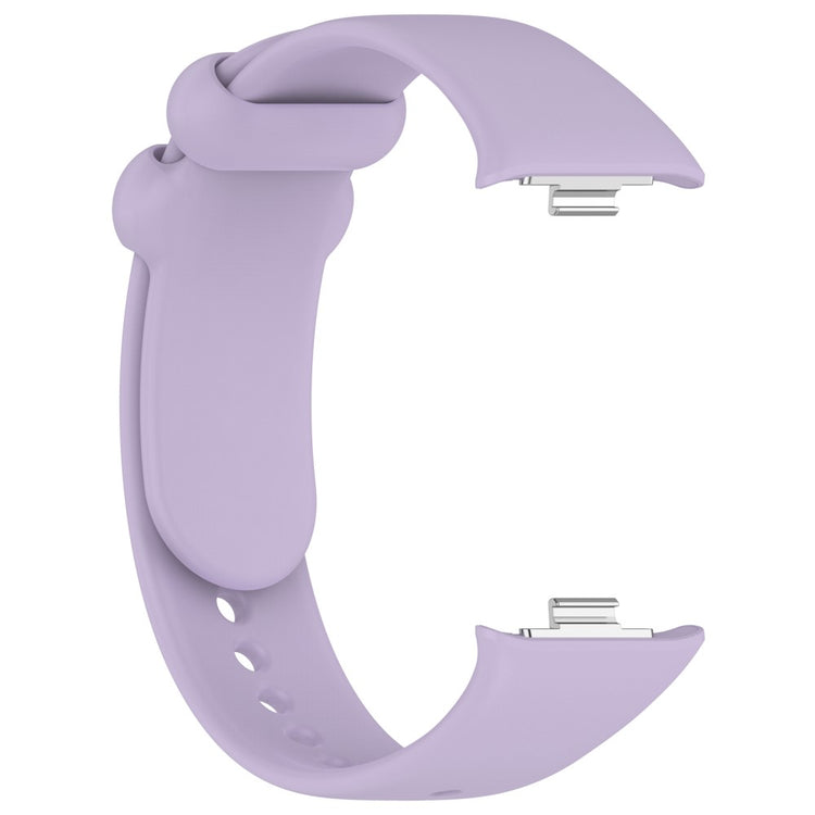 Silikone Universal Rem passer til Xiaomi Band 8 Pro / Xiaomi Redmi Watch 4 - Lilla#serie_12