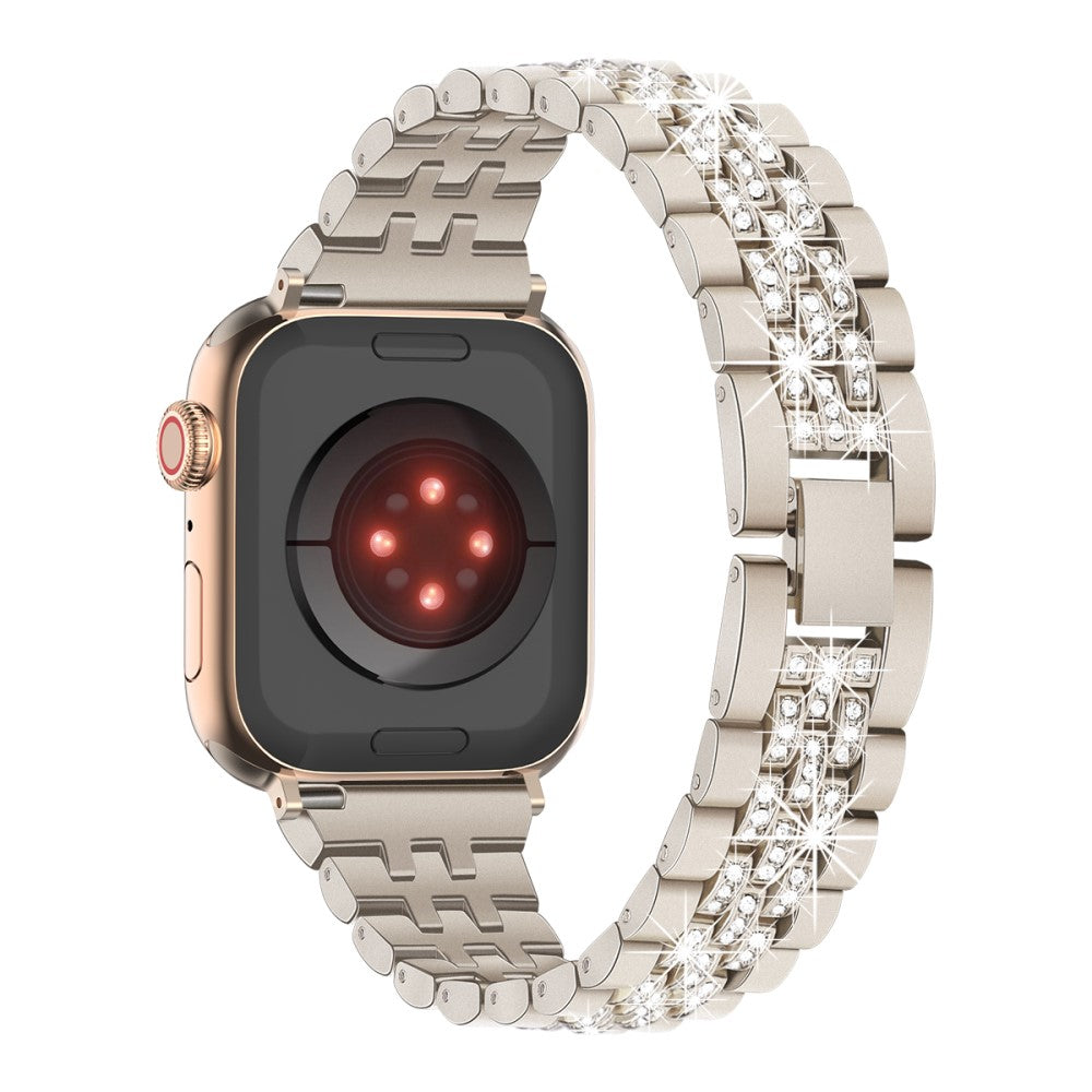 Vildt Elegant Metal Universal Rem passer til Apple Smartwatch - Hvid#serie_2