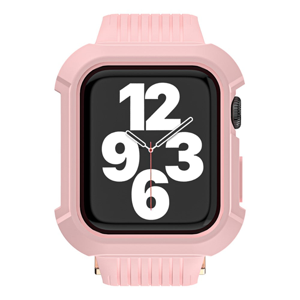 Mega Holdbart Silikone Universal Rem passer til Apple Smartwatch - Pink#serie_1